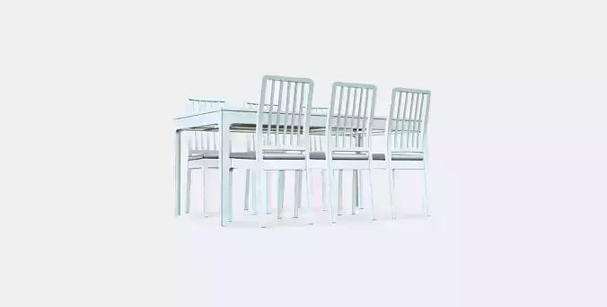 EKEDALEN - EKEDALEN Table and 6 chairs 1