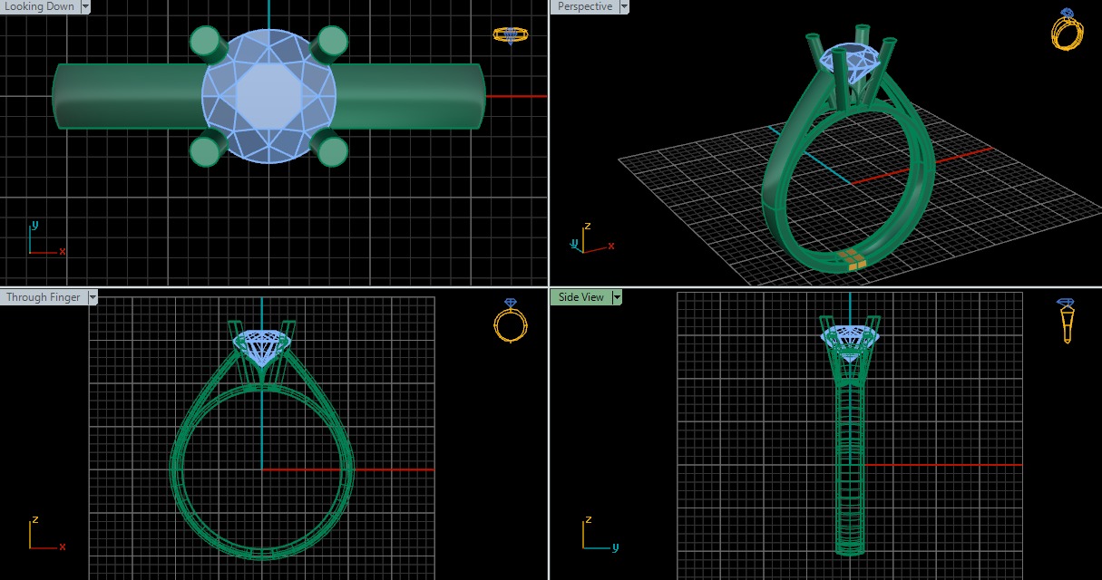 jewelry ring 135 3D print model_1