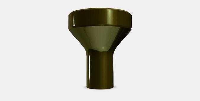 BAGGANAS Knob 9 Low-poly 3D model