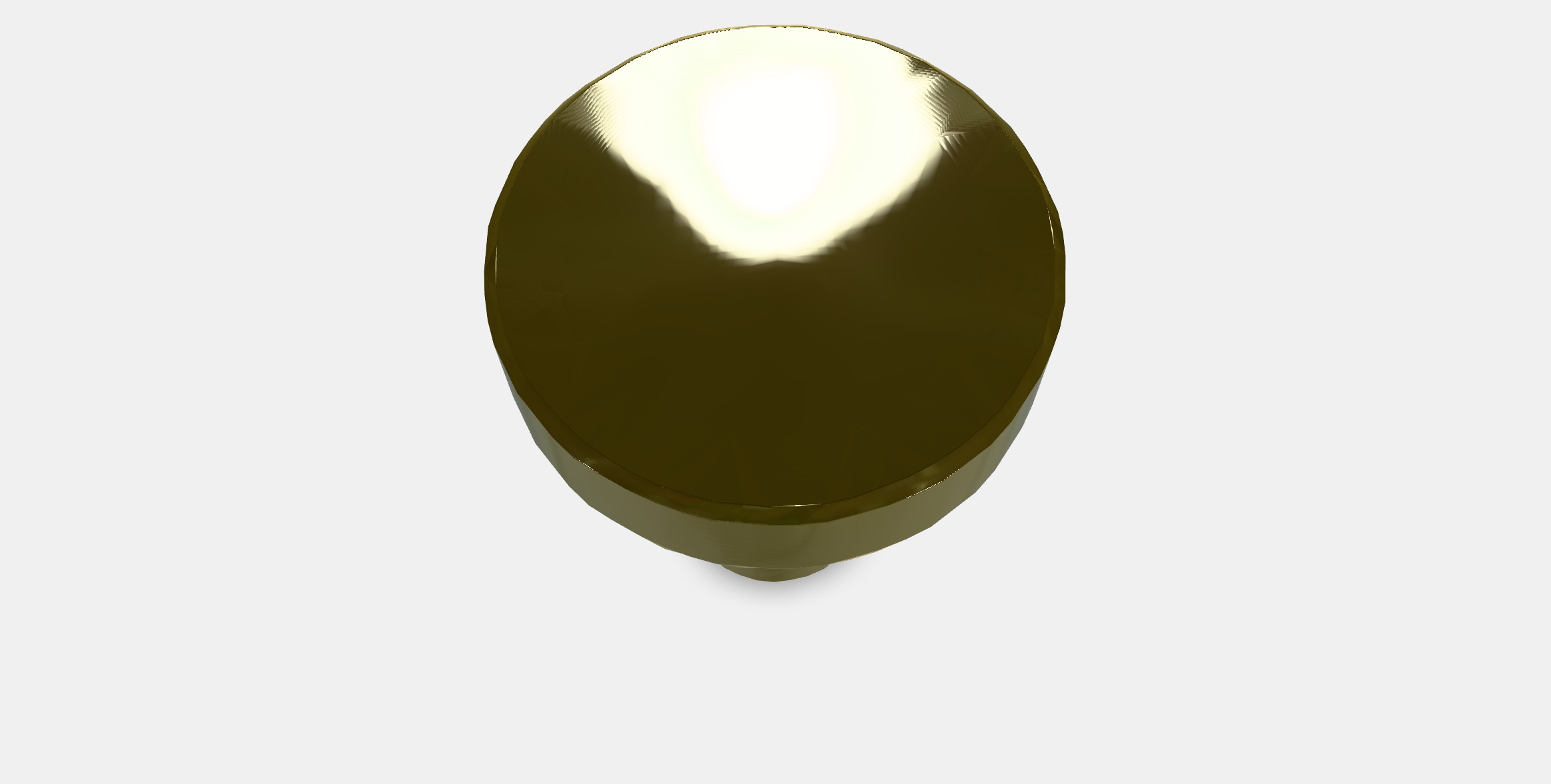 BAGGANAS Knob 9 Low-poly 3D model_3