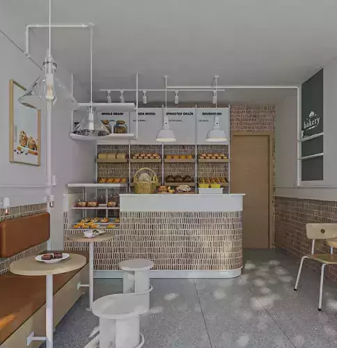 Cafe 3D model