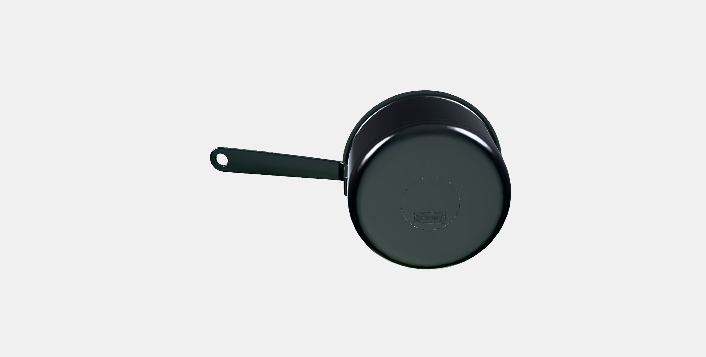 HEMKOMST Saucepan with lid Low-poly 3D model_7