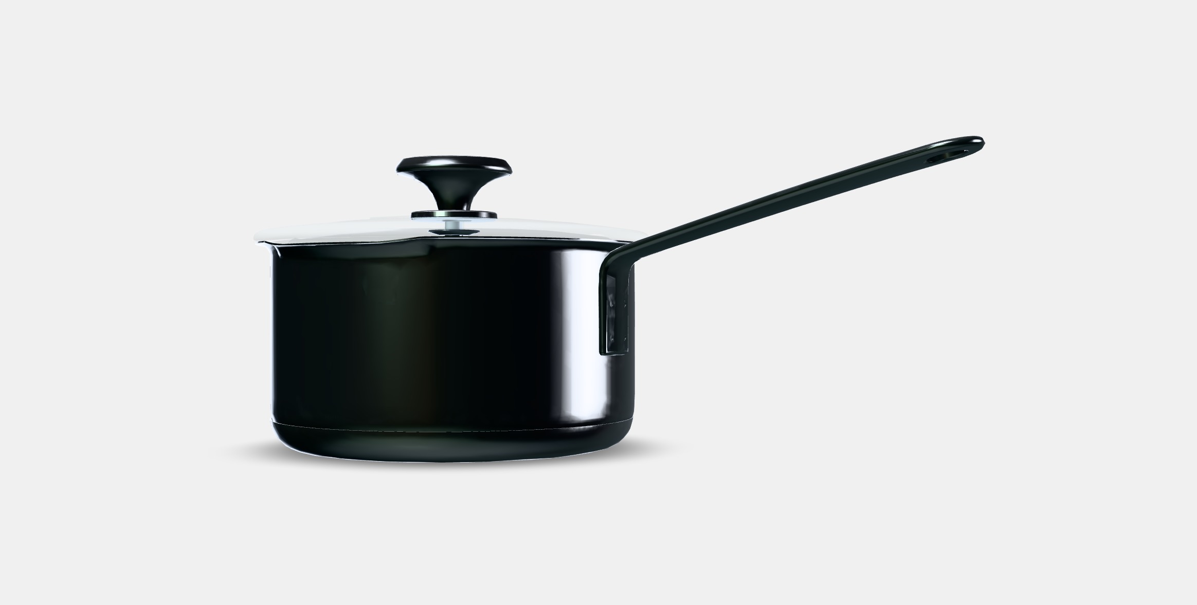 HEMKOMST Saucepan with lid Low-poly 3D model_13