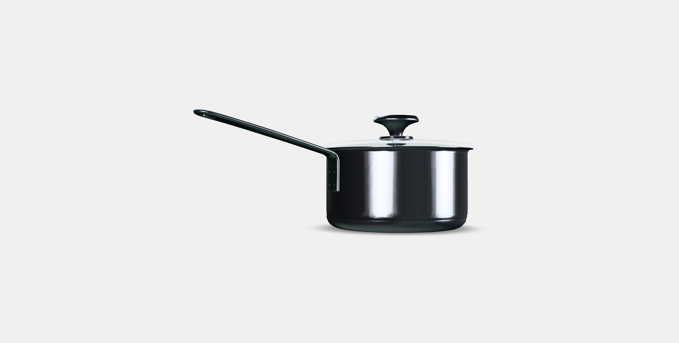 HEMKOMST Saucepan with lid Low-poly 3D model_16