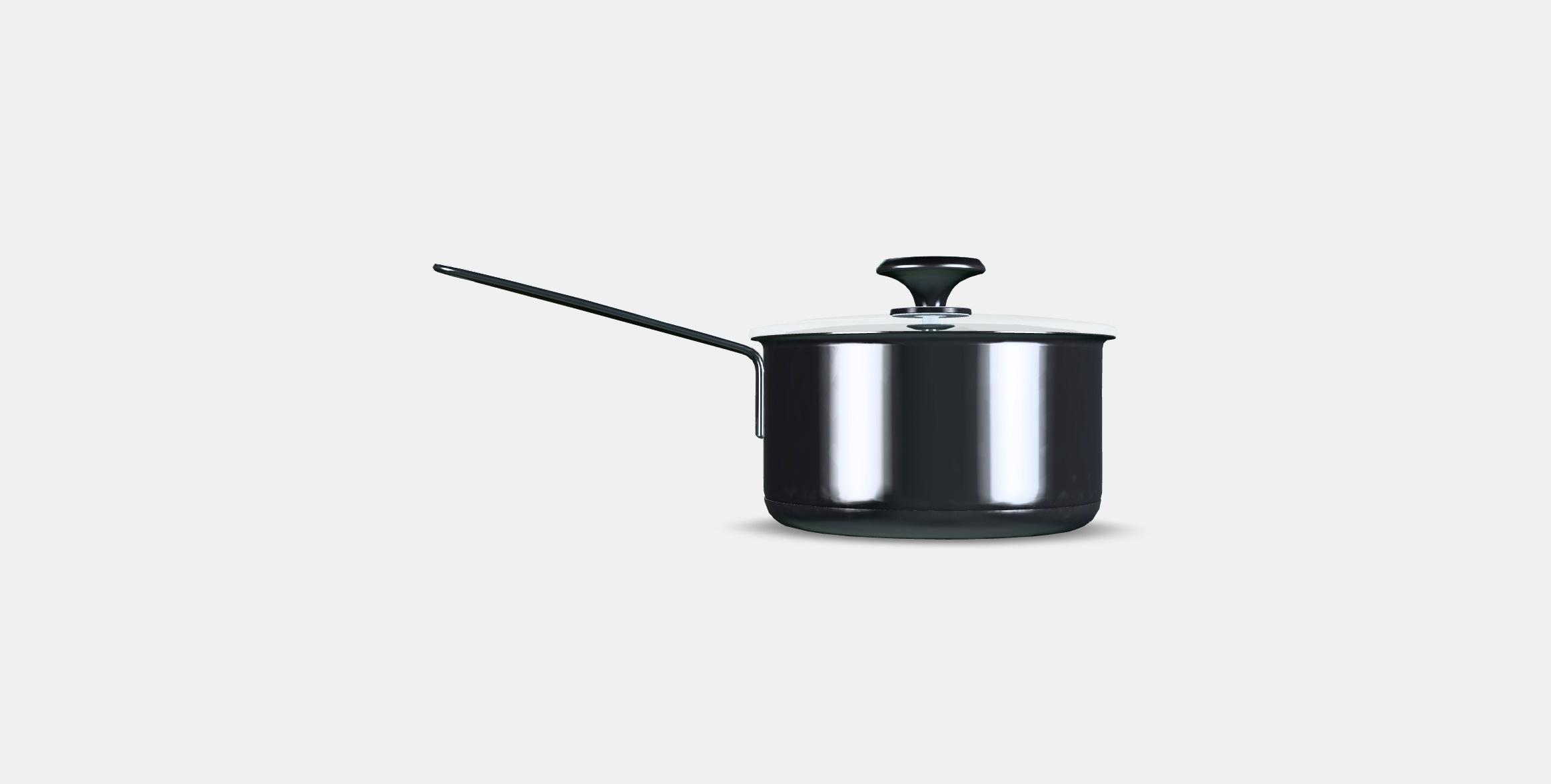 HEMKOMST Saucepan with lid Low-poly 3D model_14