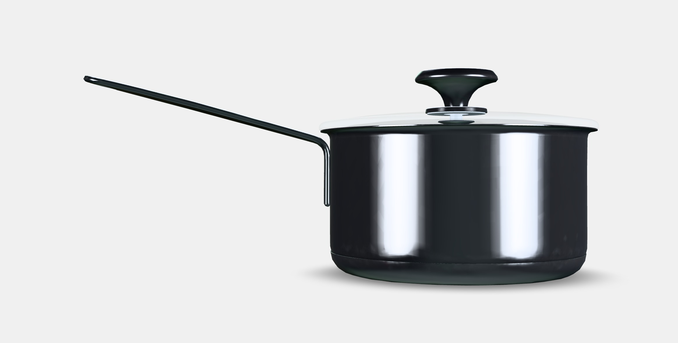 HEMKOMST Saucepan with lid Low-poly 3D model_15
