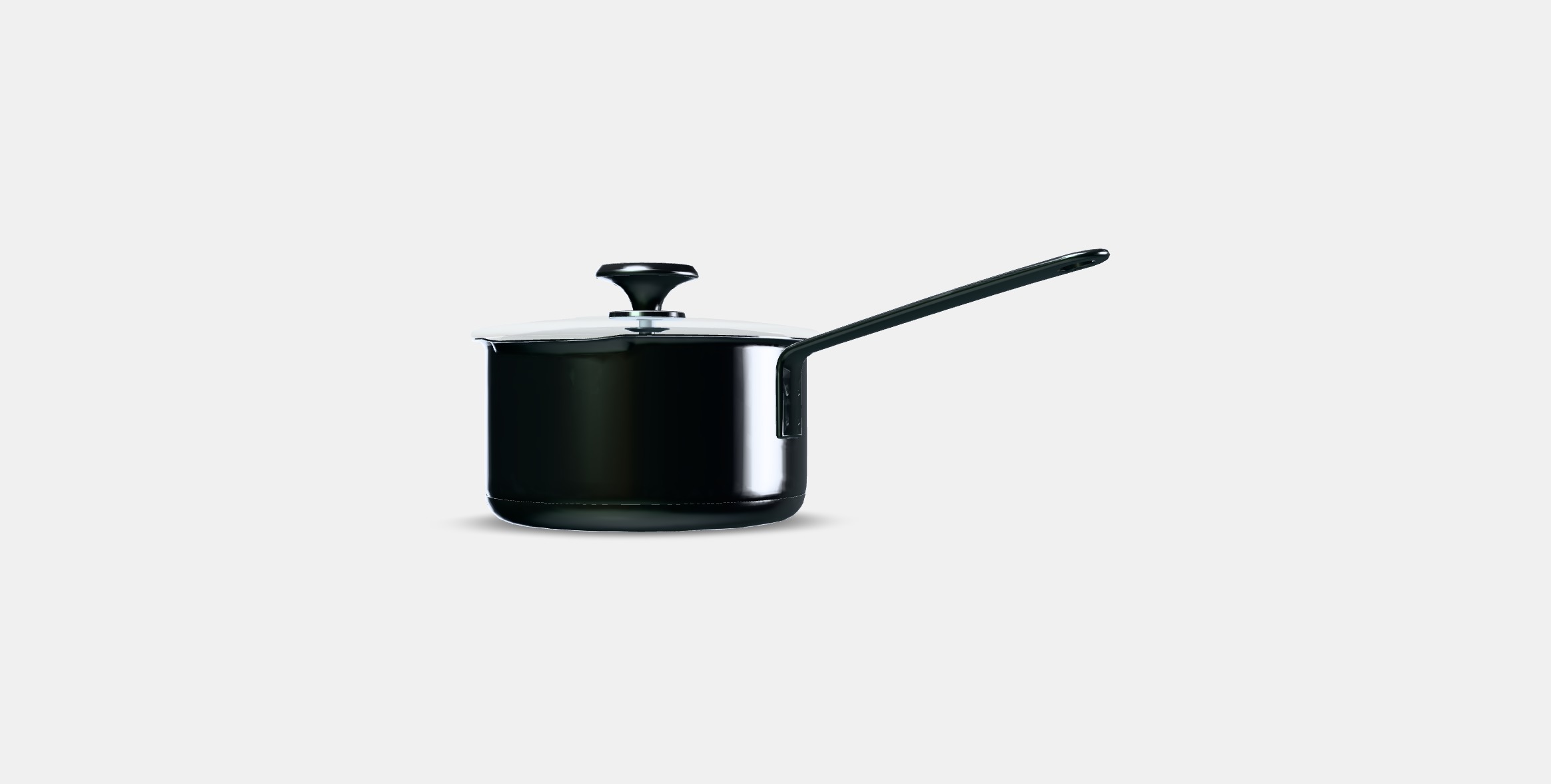 HEMKOMST Saucepan with lid Low-poly 3D model_12