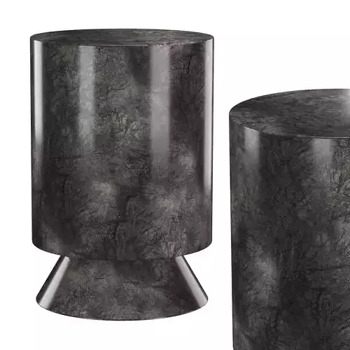 Amber Raw Iron Finish Table