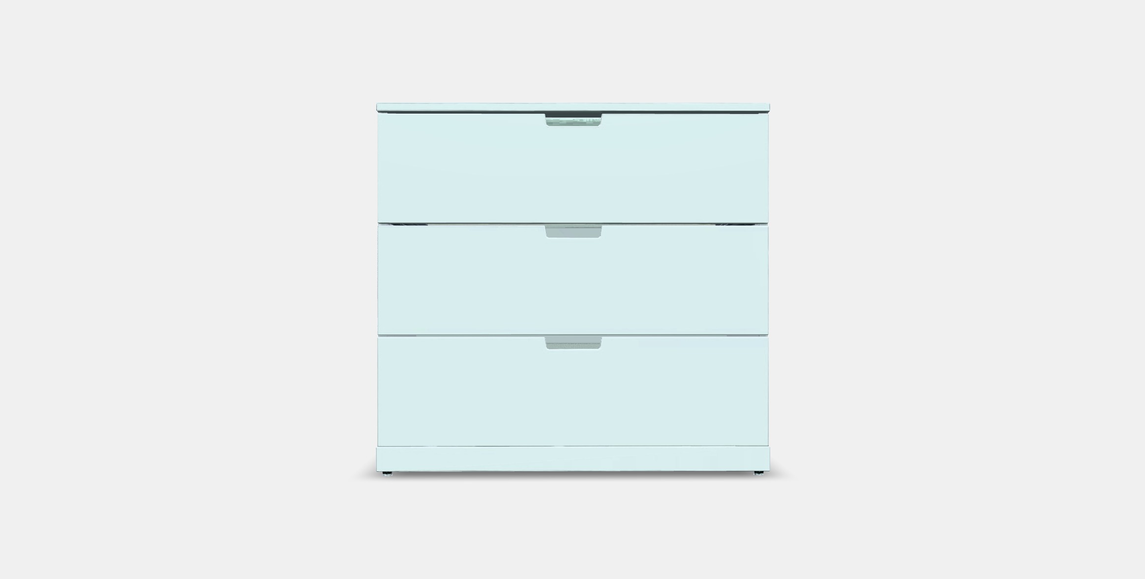 NORDLI Chest of 3 drawers 6 3D model_10
