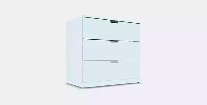 NORDLI Chest of 3 drawers 6