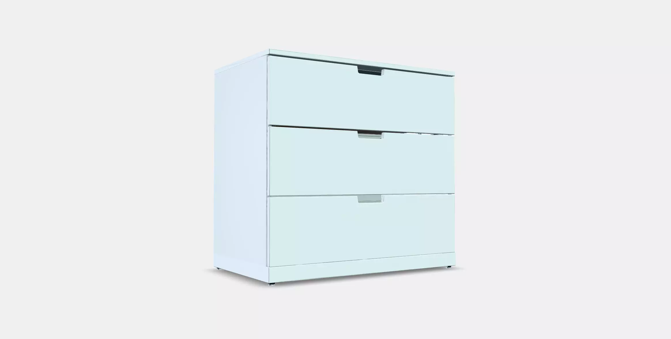 NORDLI Chest of 3 drawers 6 3D model_0