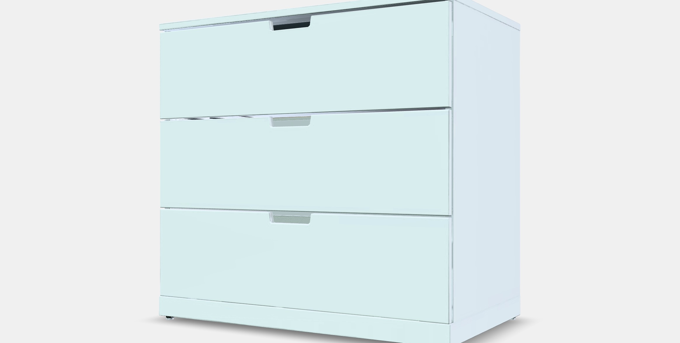 NORDLI Chest of 3 drawers 6 3D model_13