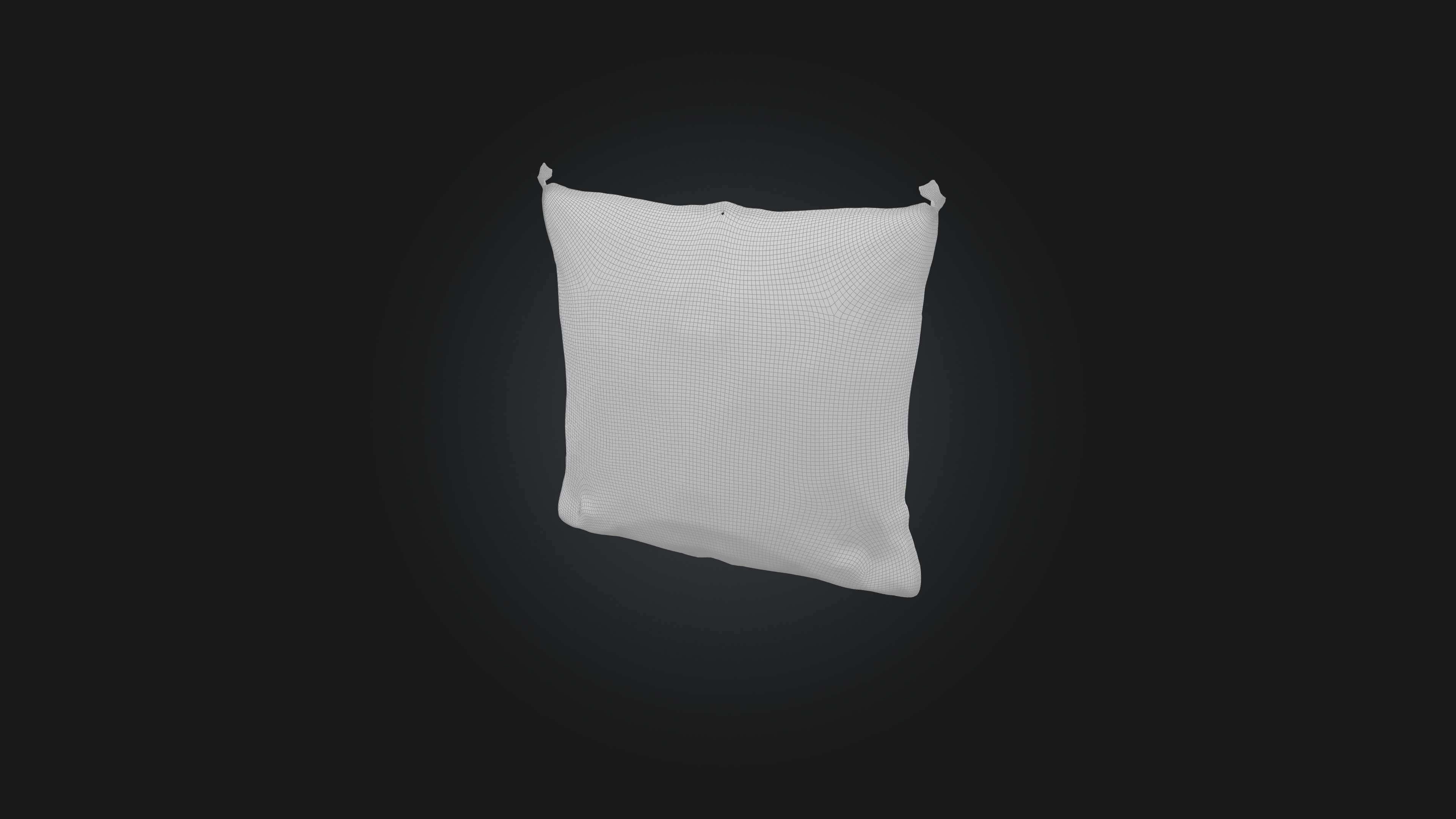 Cement Bag Low-poly 3D model_2