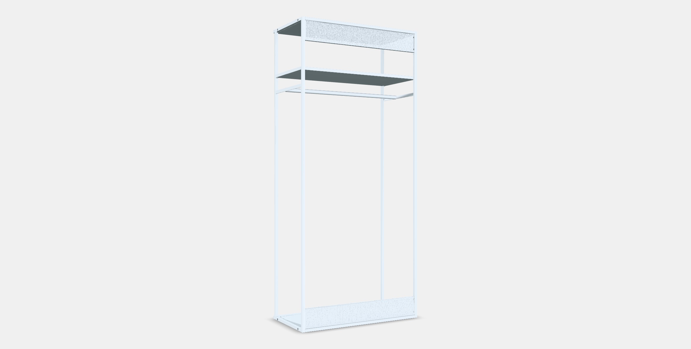 PLATSA Open clothes hanging unit 1 3D model_16
