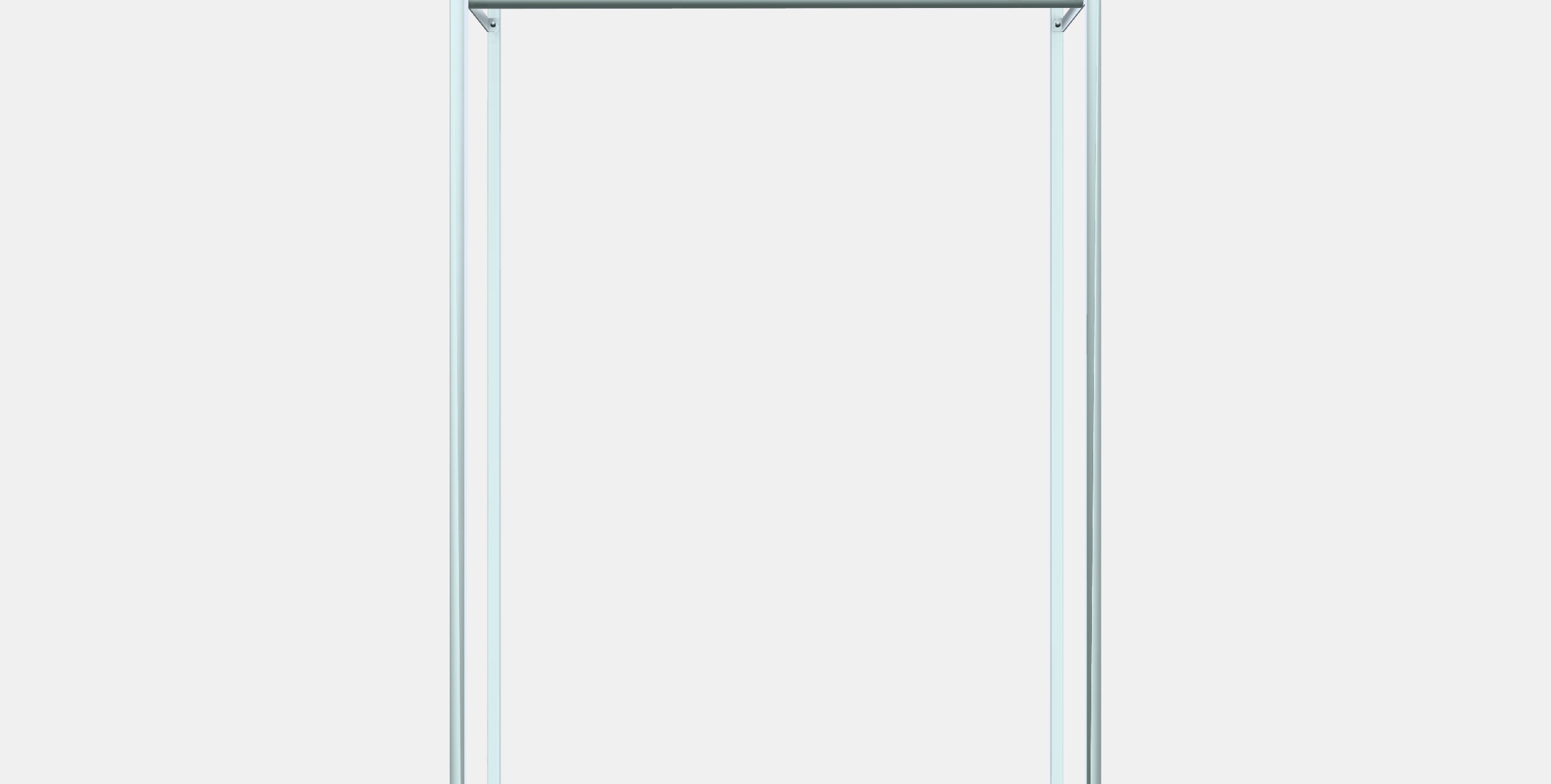 PLATSA Open clothes hanging unit 1 3D model_11