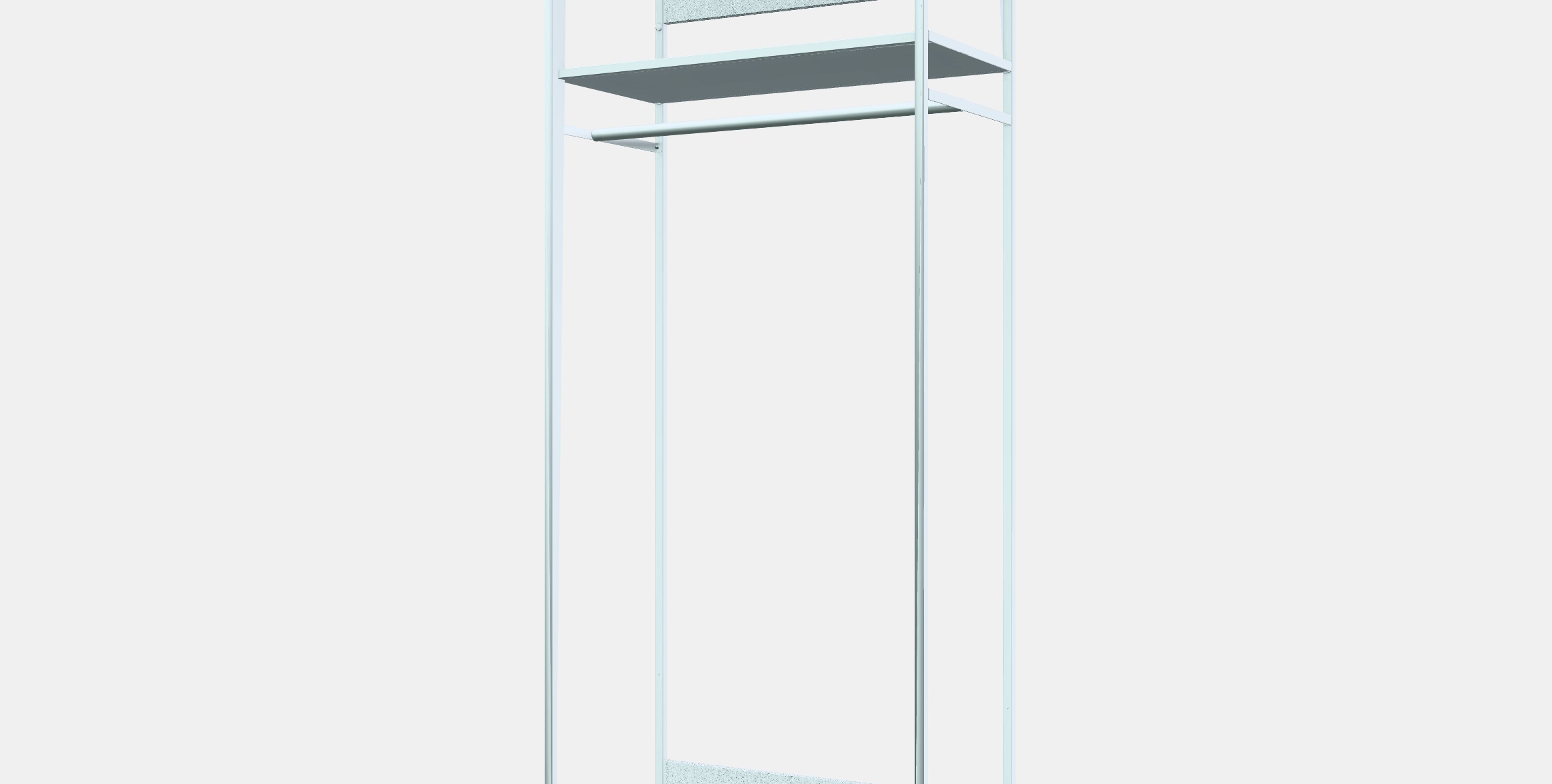 PLATSA Open clothes hanging unit 1 3D model_13