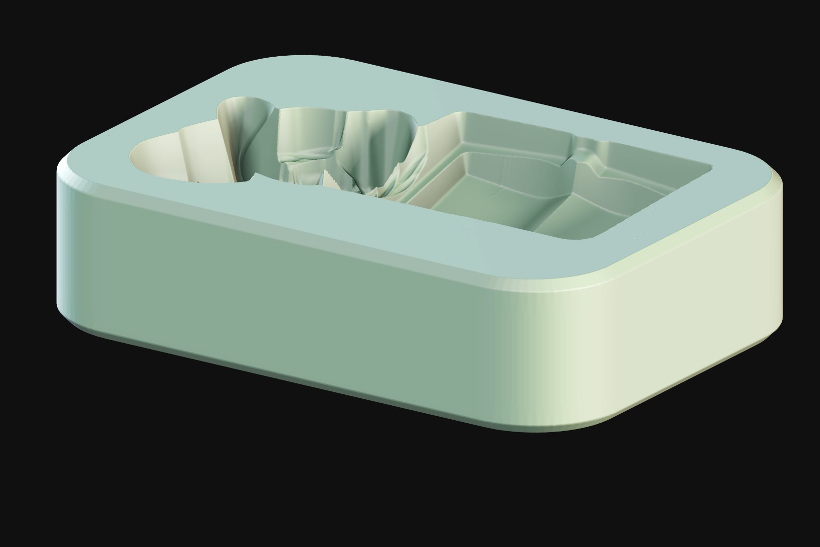 Halloween - Witch with Book 3D Printable Chocolate Mold 3D print model_8