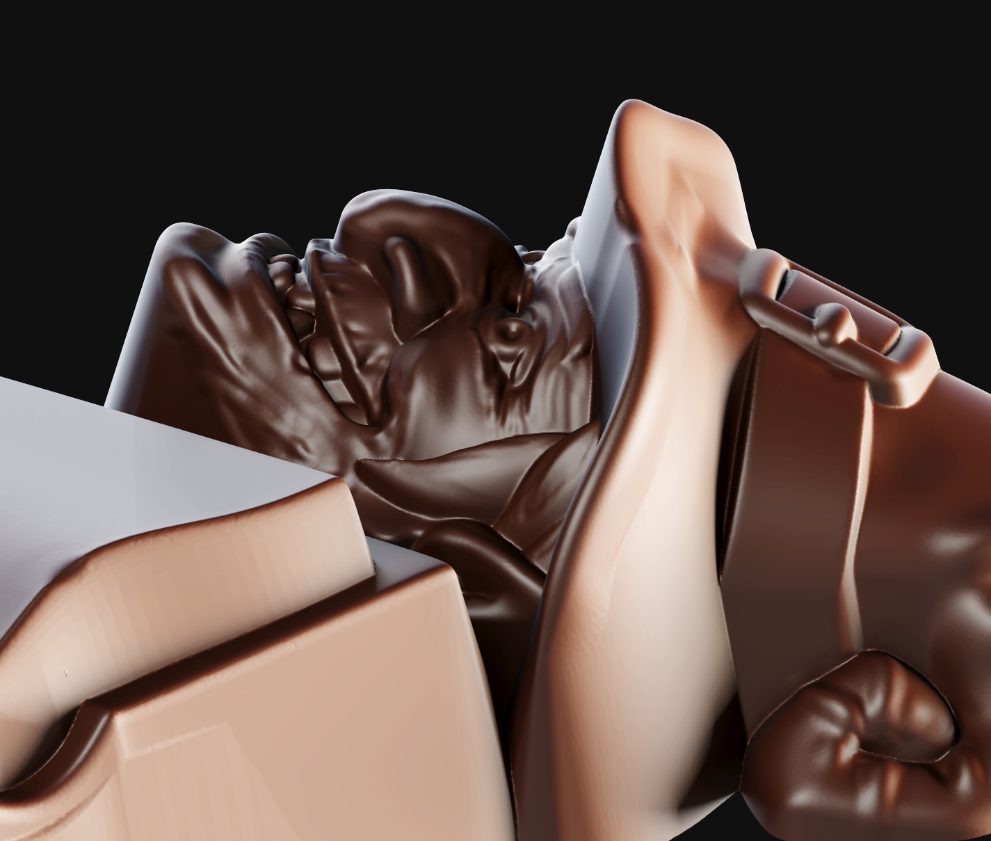 Halloween - Witch with Book 3D Printable Chocolate Mold 3D print model_13