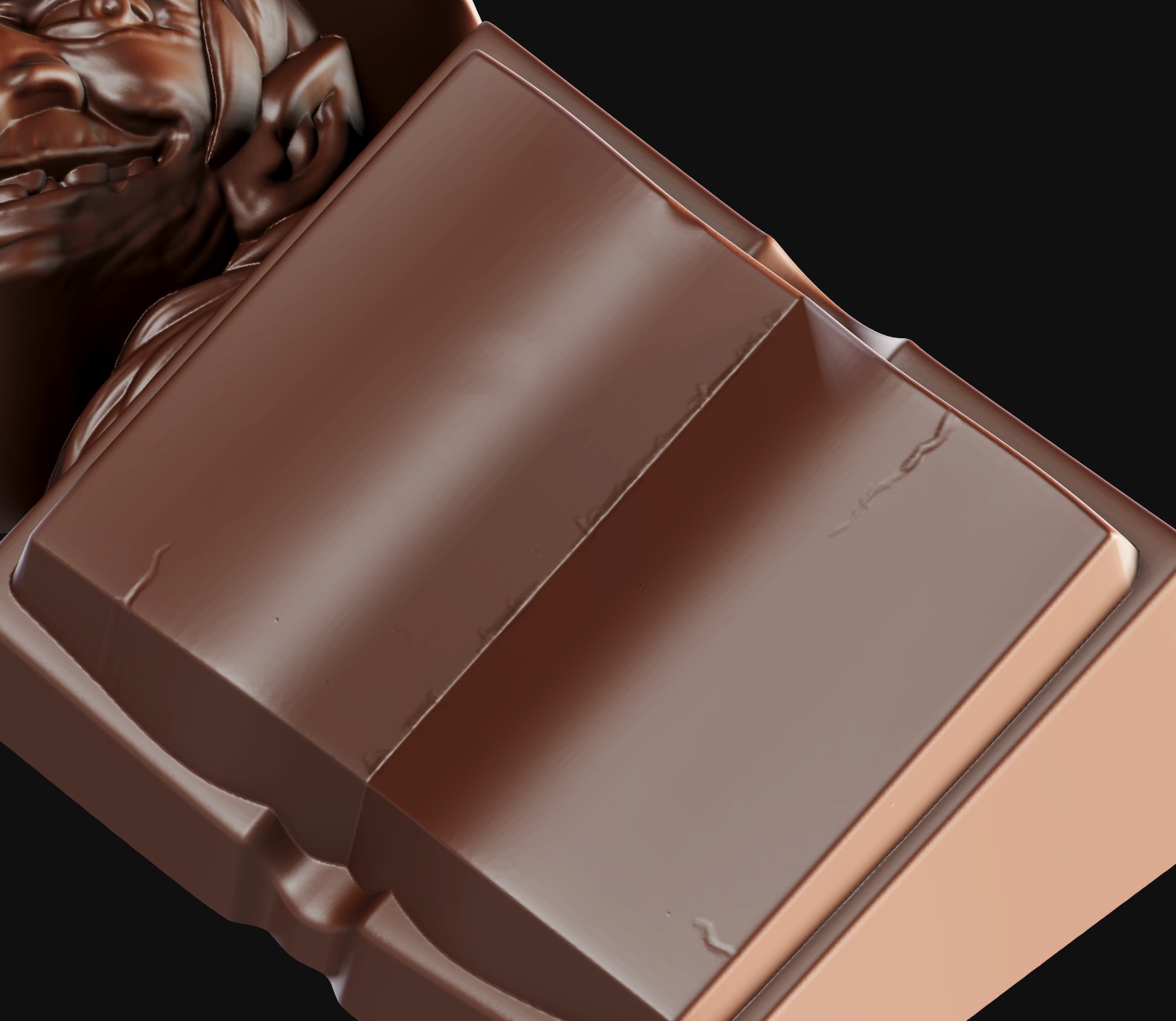 Halloween - Witch with Book 3D Printable Chocolate Mold 3D print model_11