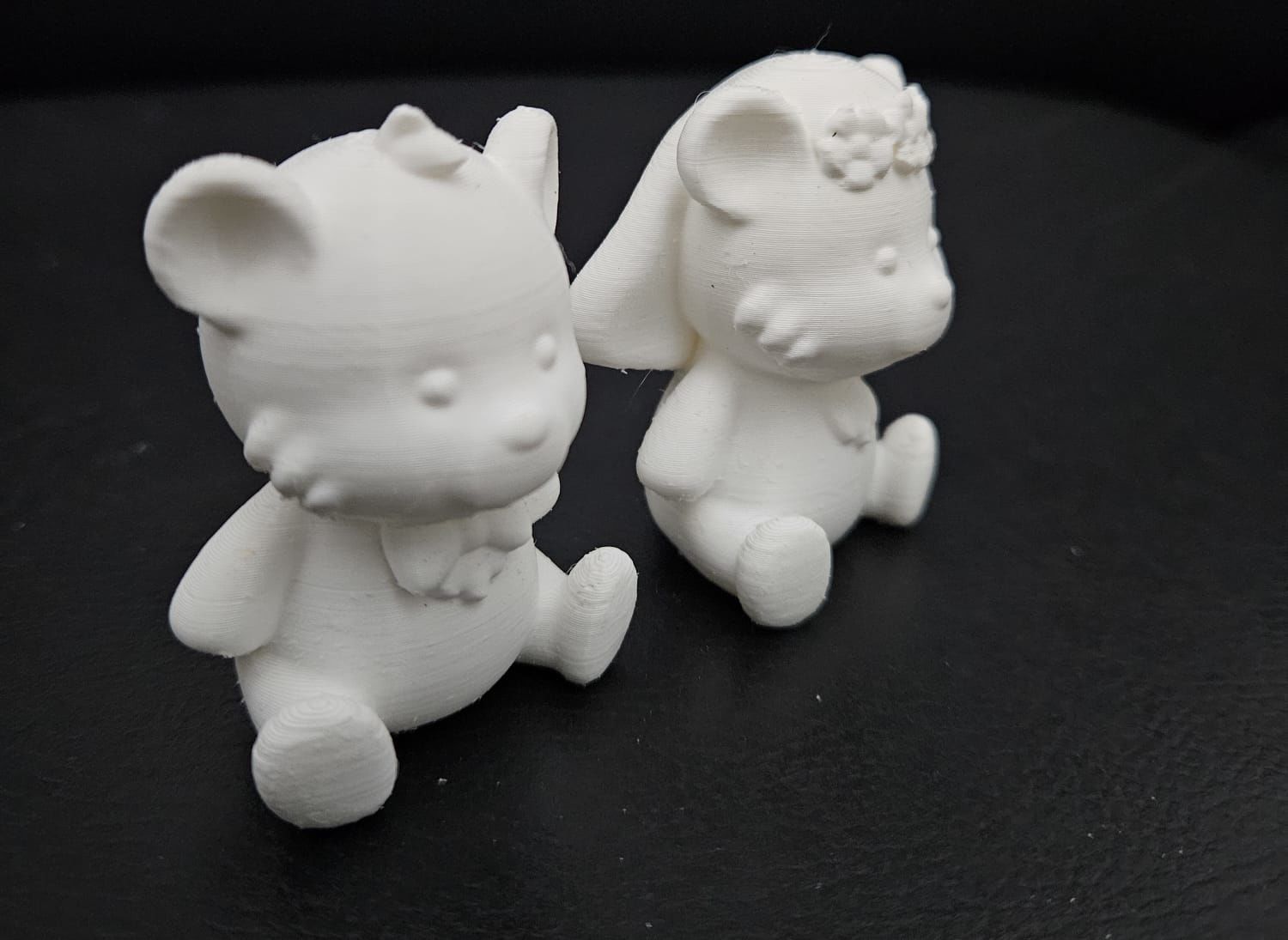 Cute Bear Wedding Cake Topper 3D print model_13