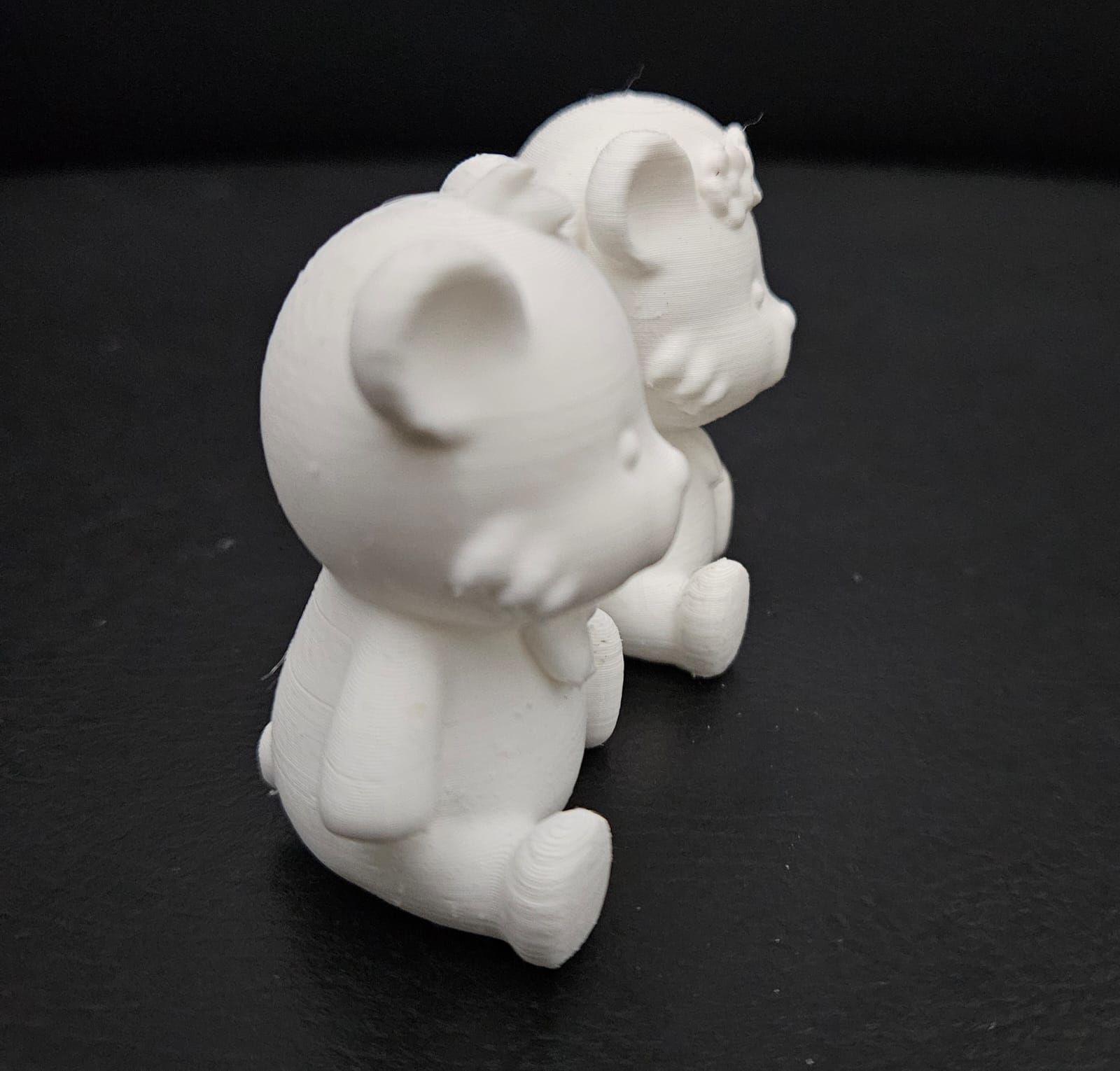 Cute Bear Wedding Cake Topper 3D print model_12