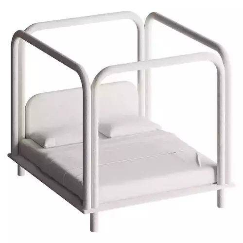 DONNA Furniture double bed 3D model