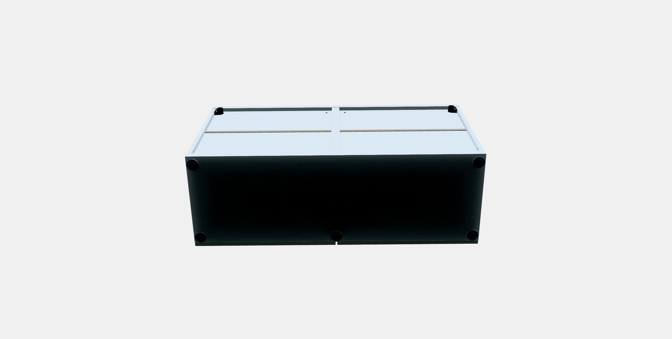 BESTA Shelf unit with doors 15 Low-poly 3D model_7