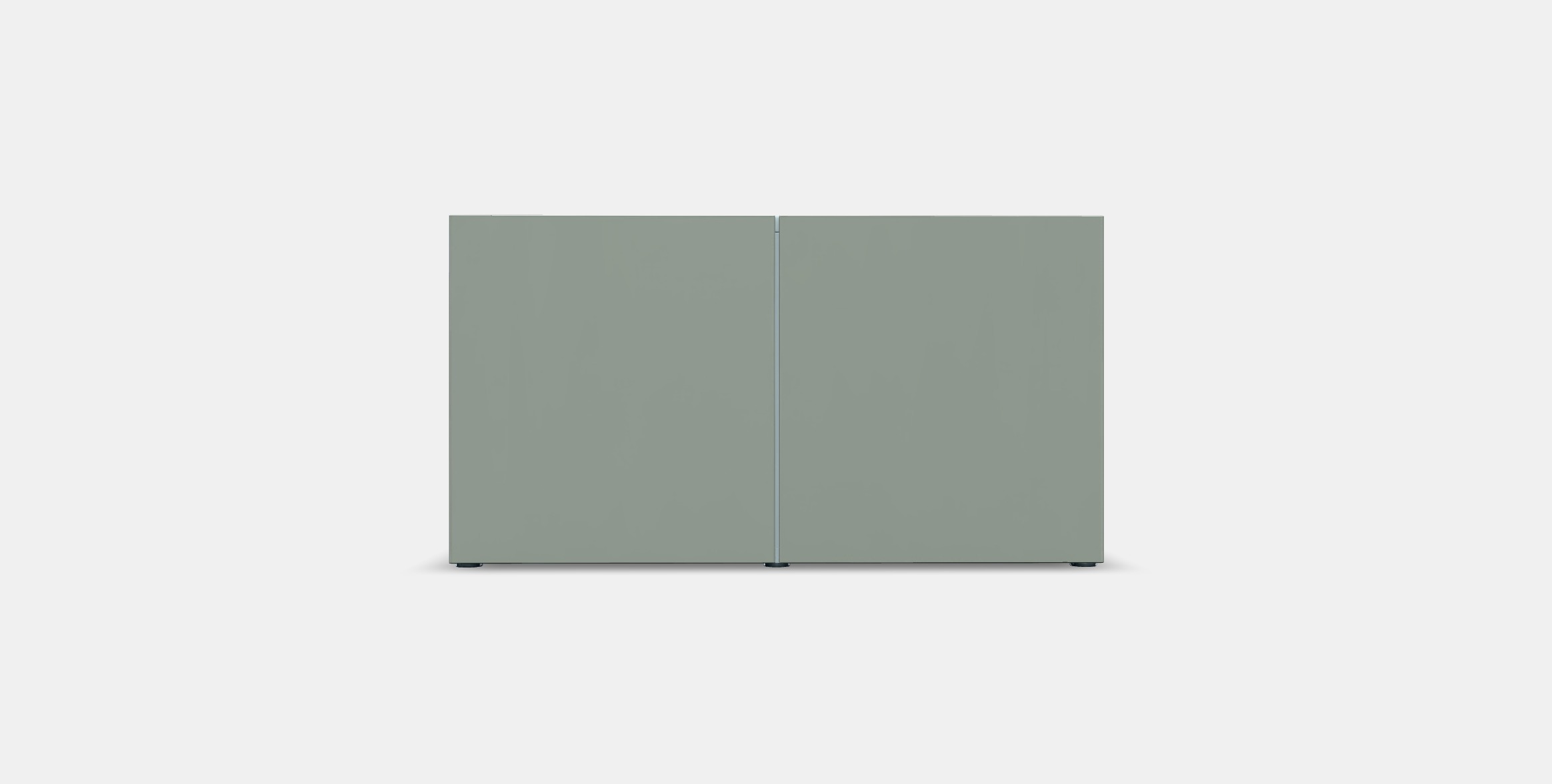 BESTA Shelf unit with doors 15 Low-poly 3D model_10