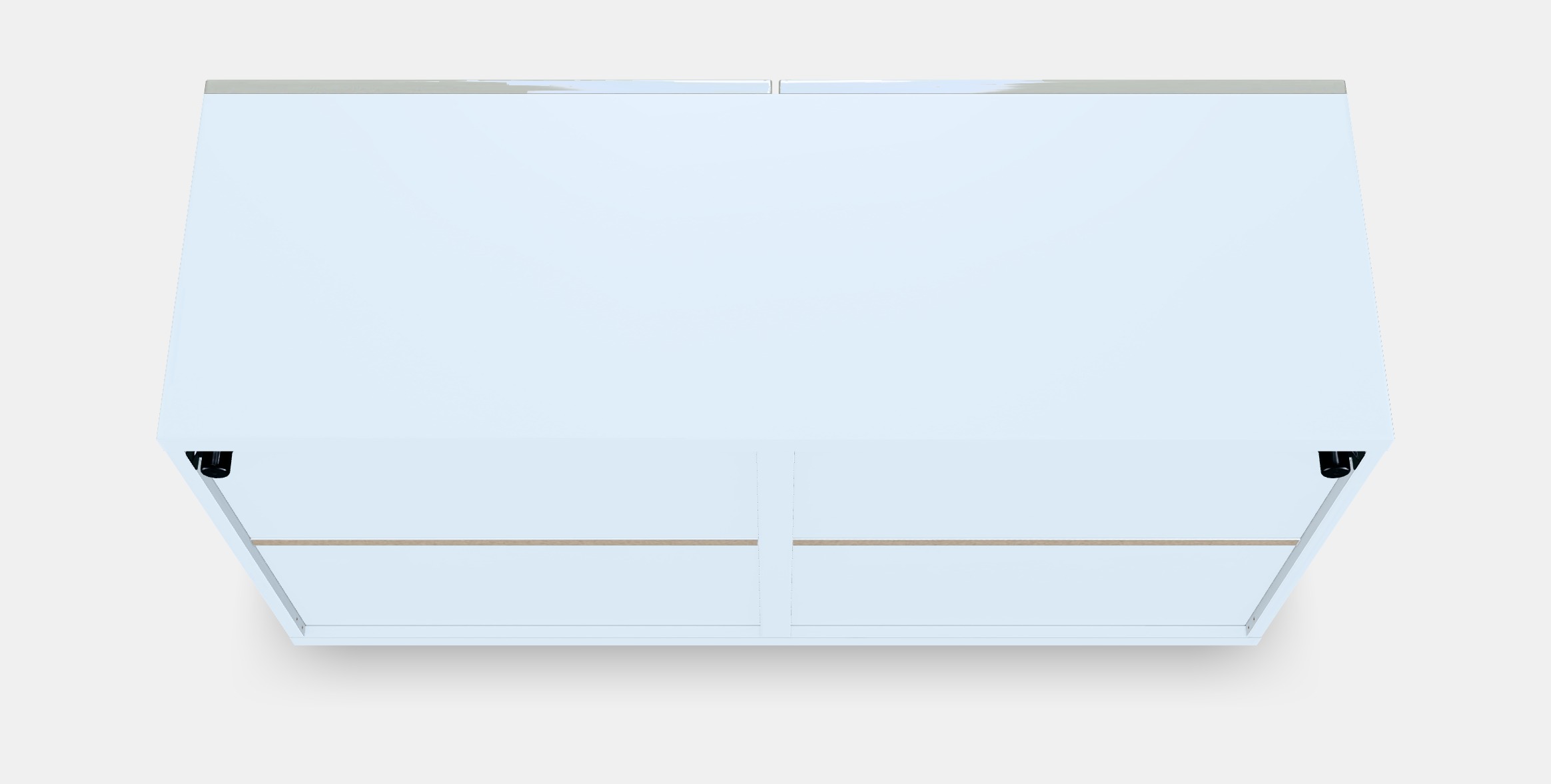 BESTA Shelf unit with doors 15 Low-poly 3D model_4