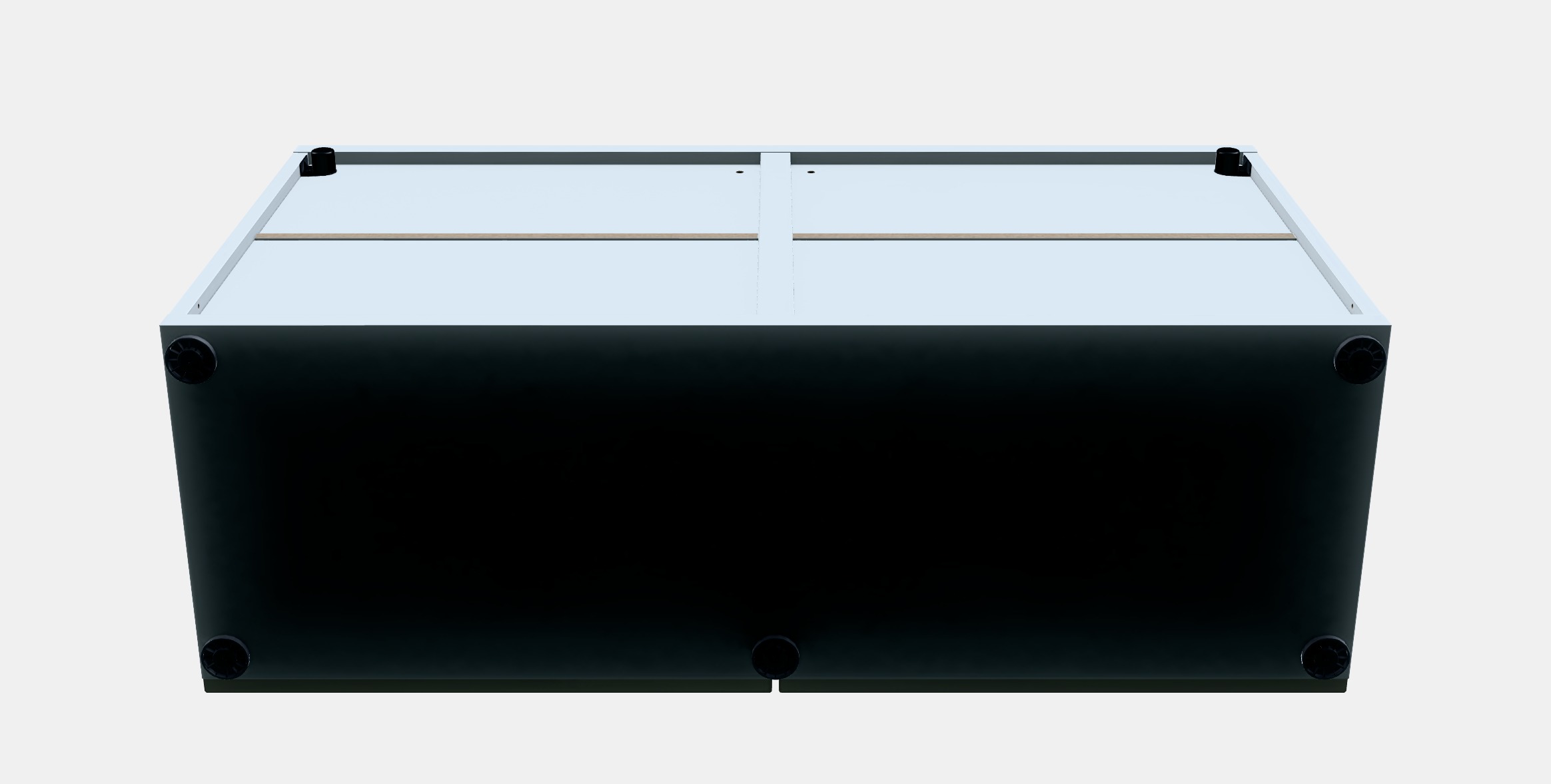 BESTA Shelf unit with doors 15 Low-poly 3D model_8