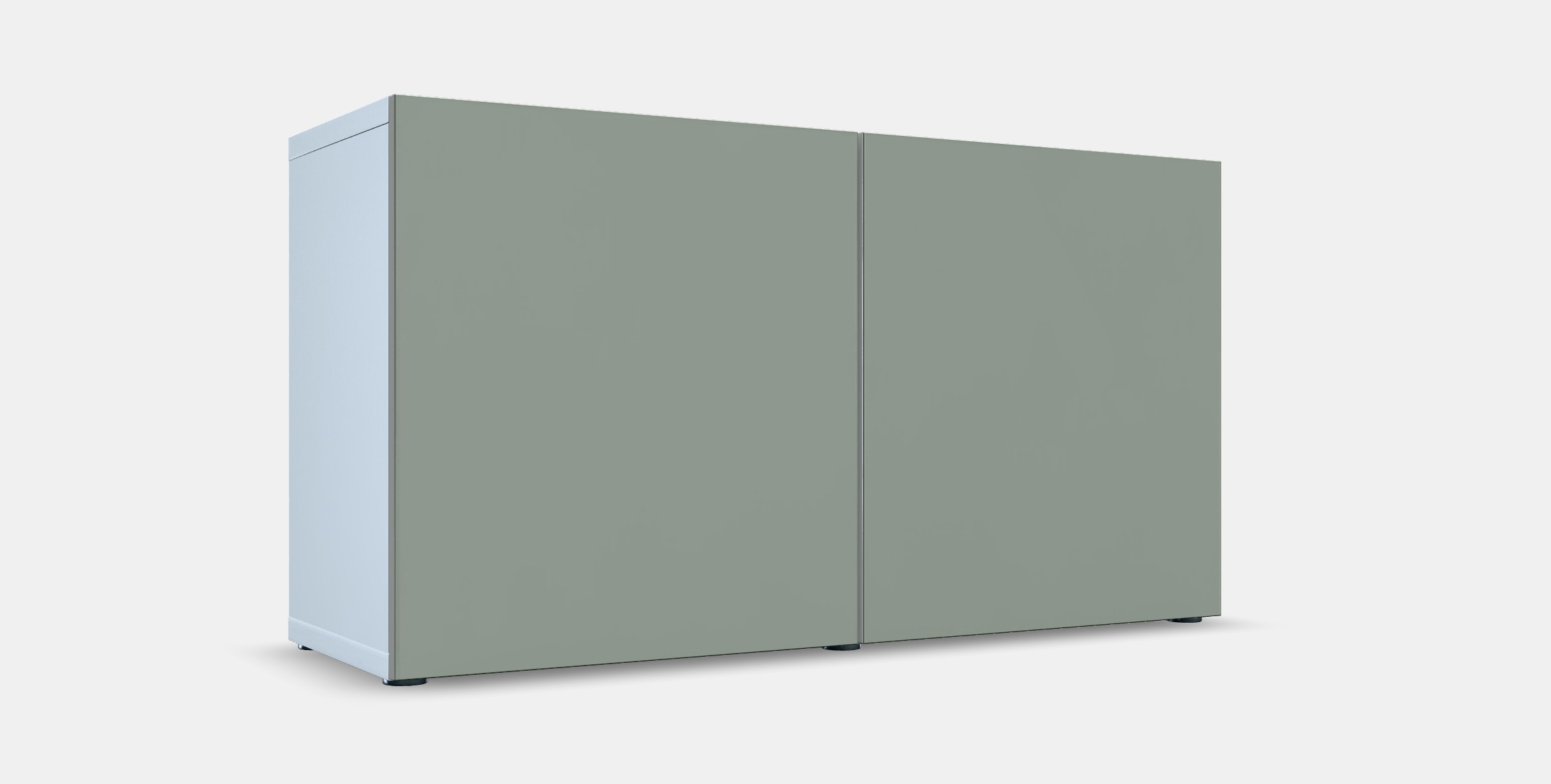 BESTA Shelf unit with doors 15 Low-poly 3D model_9