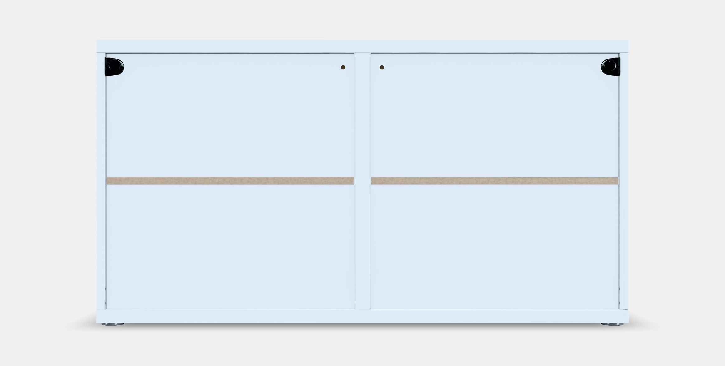 BESTA Shelf unit with doors 15 Low-poly 3D model_15