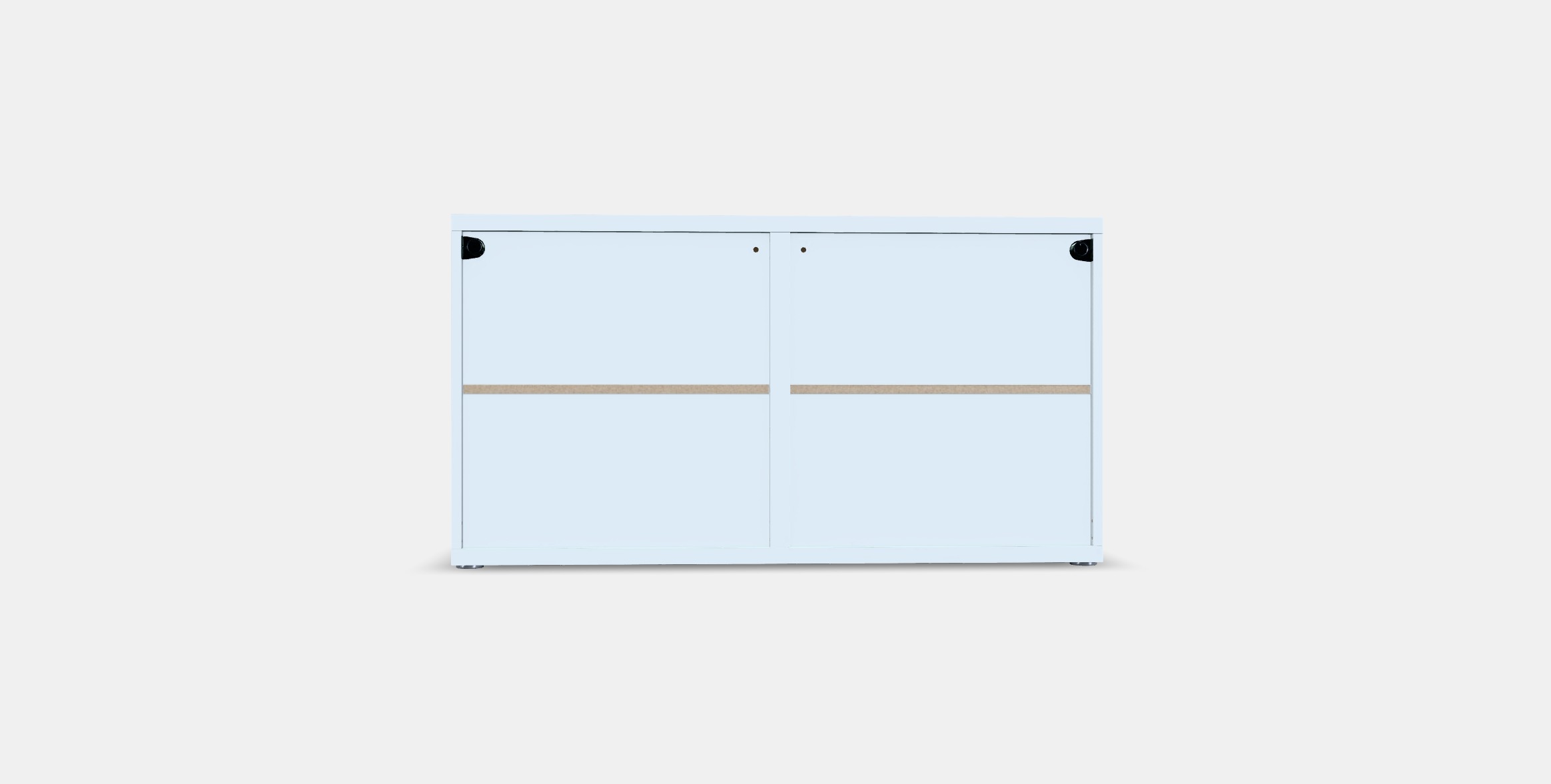 BESTA Shelf unit with doors 15 Low-poly 3D model_14