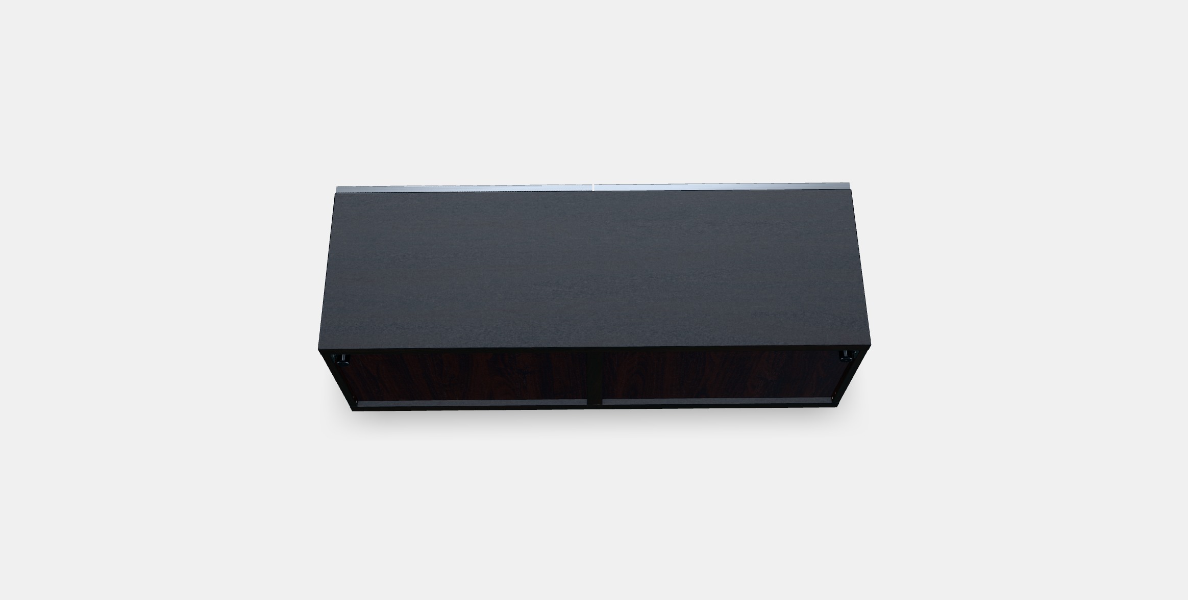 BESTA Shelf unit with glass doors Low-poly 3D model_2