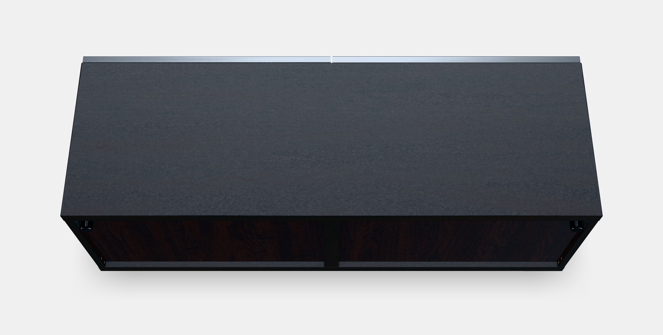 BESTA Shelf unit with glass doors Low-poly 3D model_3