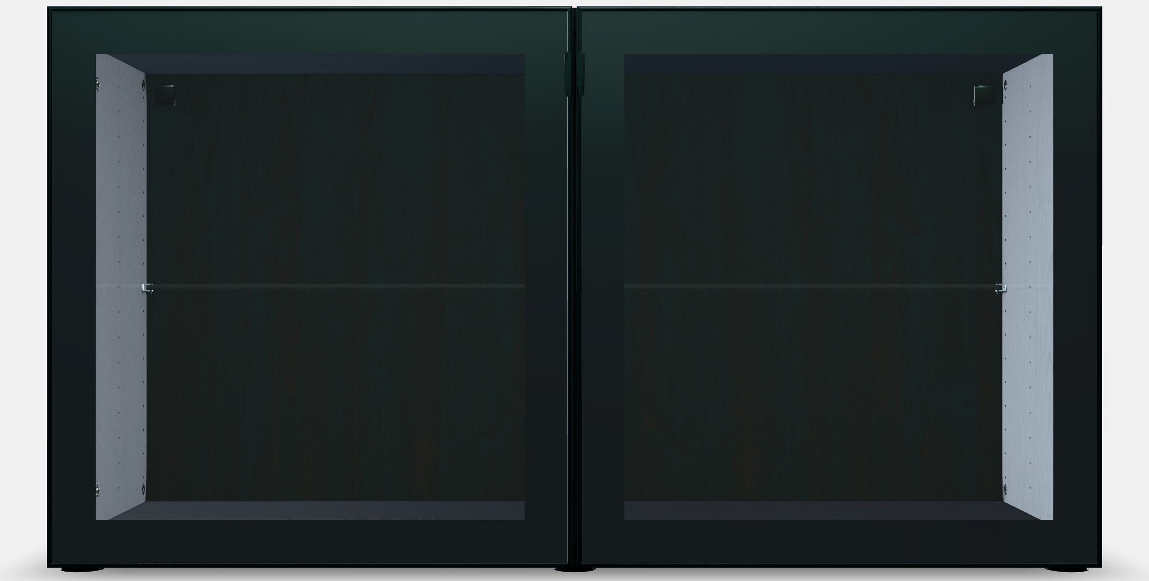 BESTA Shelf unit with glass doors 1 3D model_13