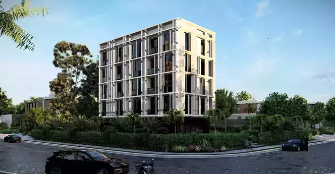 Modern Luxury Apartment Building 