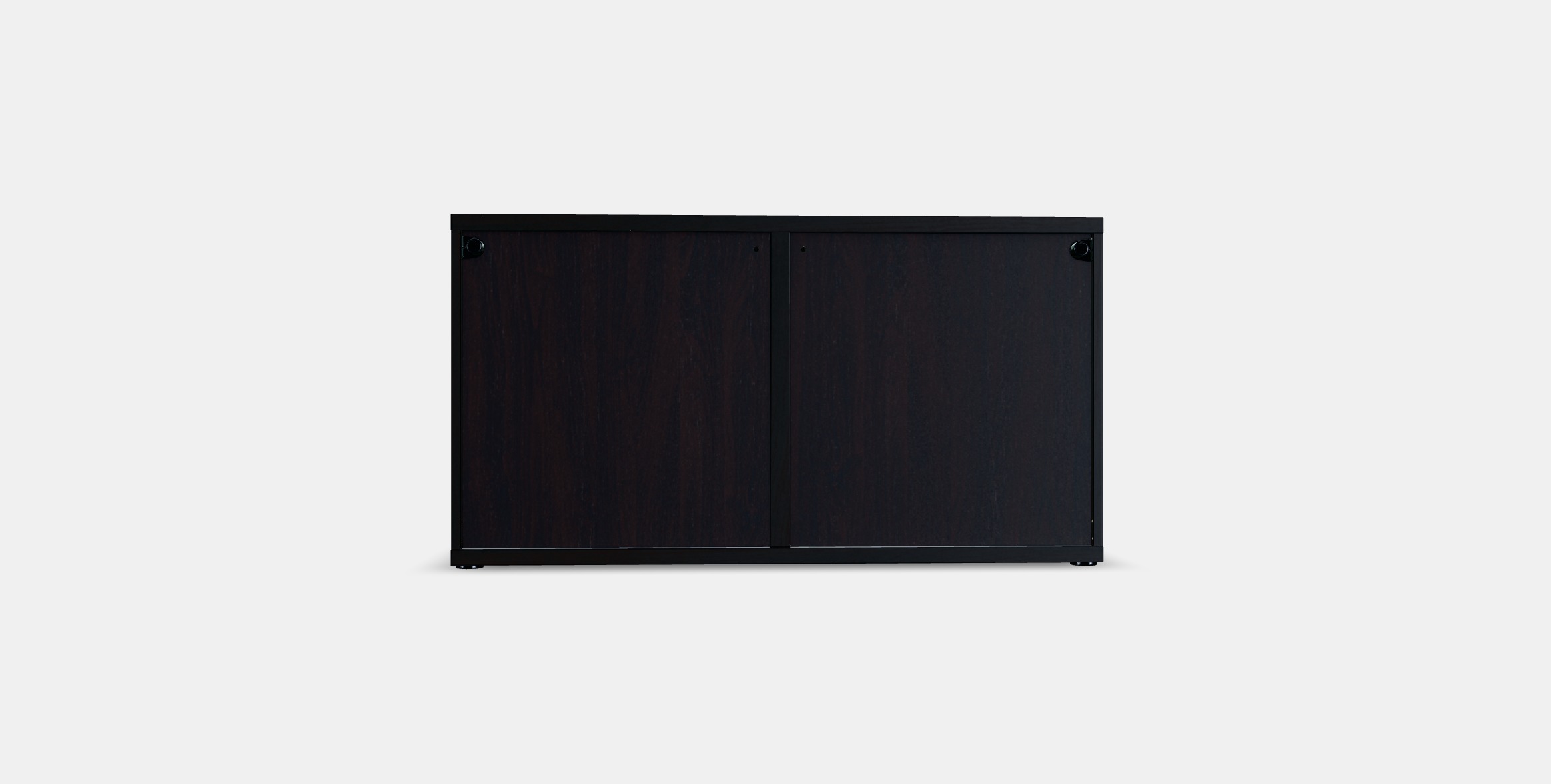 BESTA Shelf unit with glass doors 2 Low-poly 3D model_11