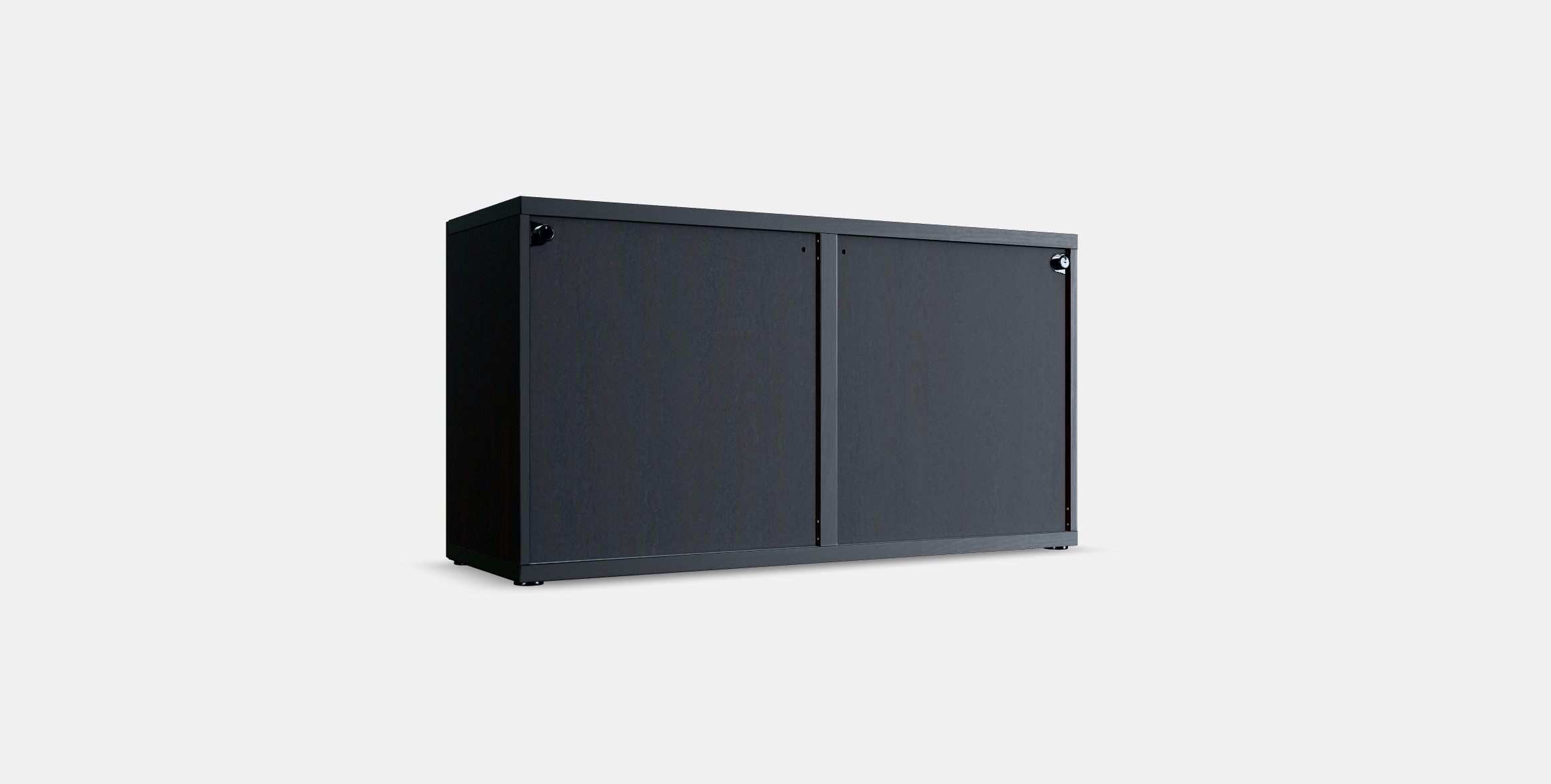 BESTA Shelf unit with glass doors 2 Low-poly 3D model_13