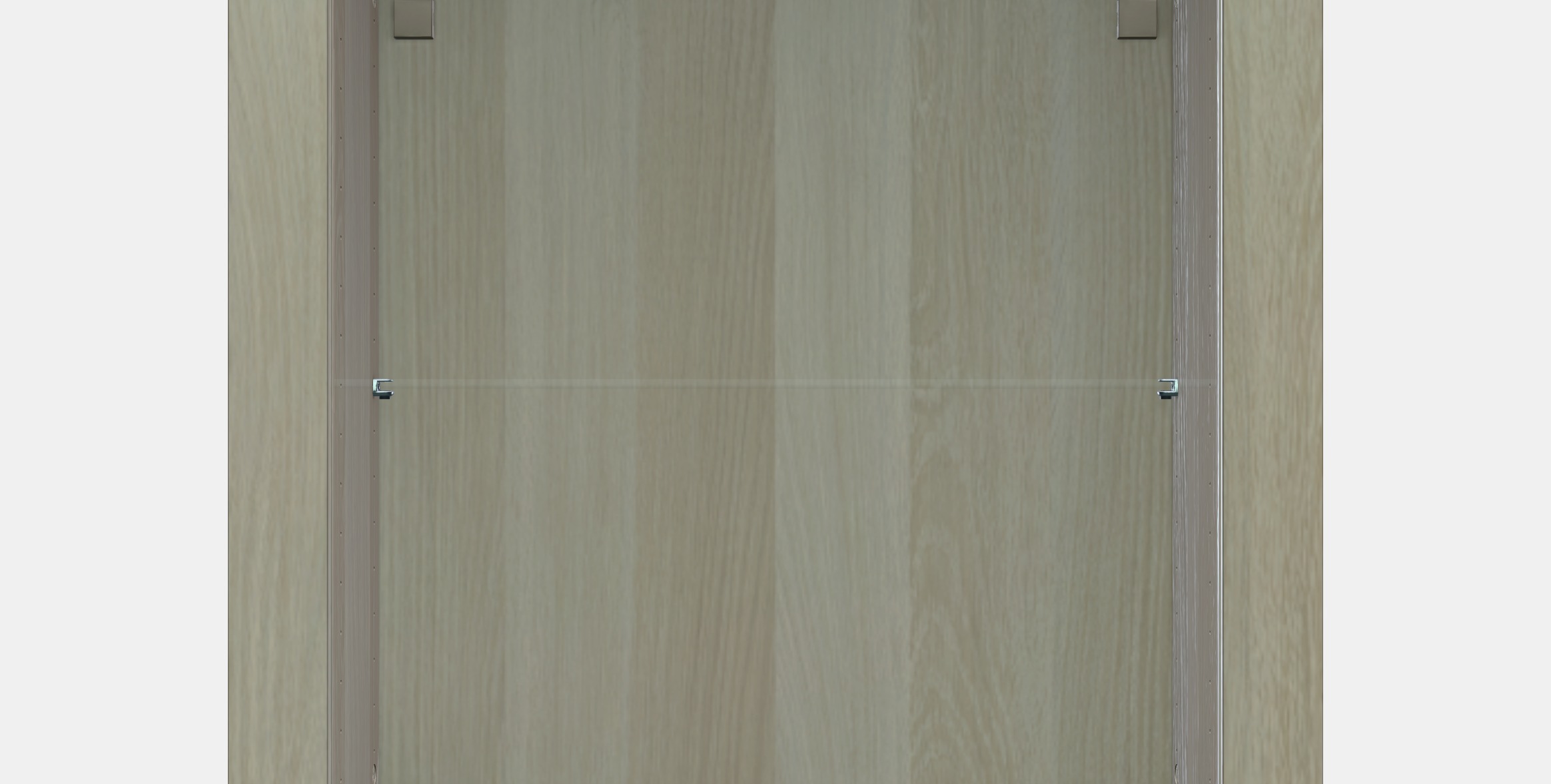 BESTA Shelf unit with glass door 13 Low-poly 3D model_8