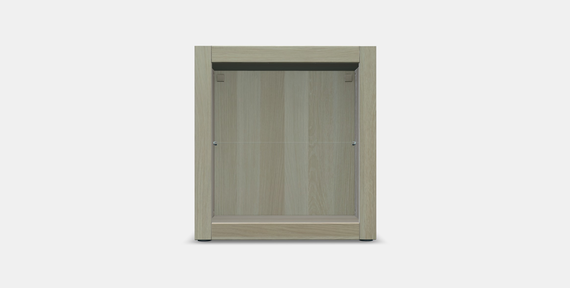 BESTA Shelf unit with glass door 13 Low-poly 3D model_5