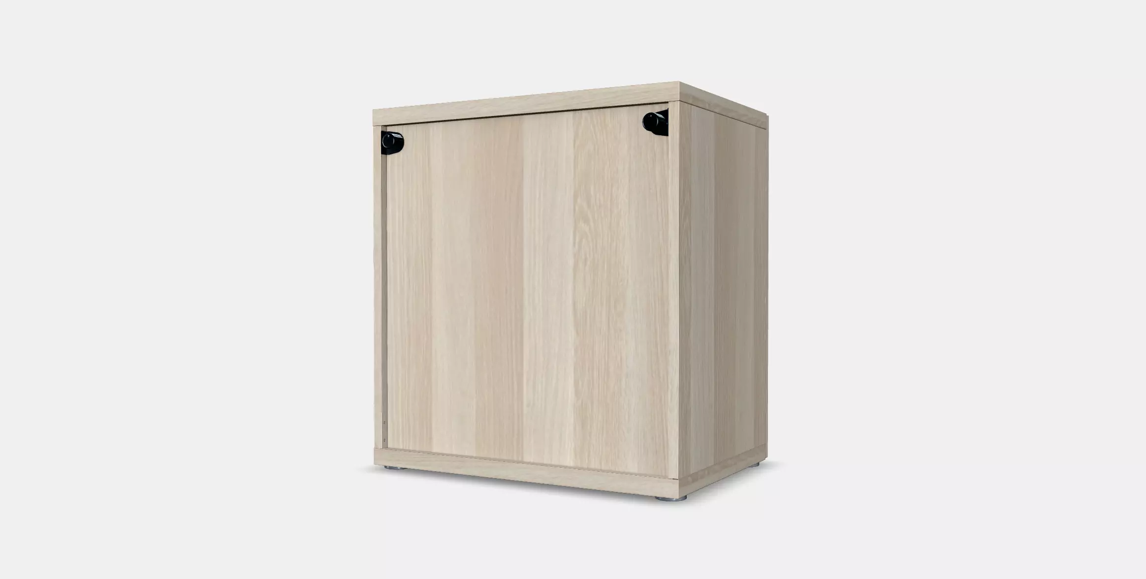 BESTA Shelf unit with glass door 13 Low-poly 3D model_0