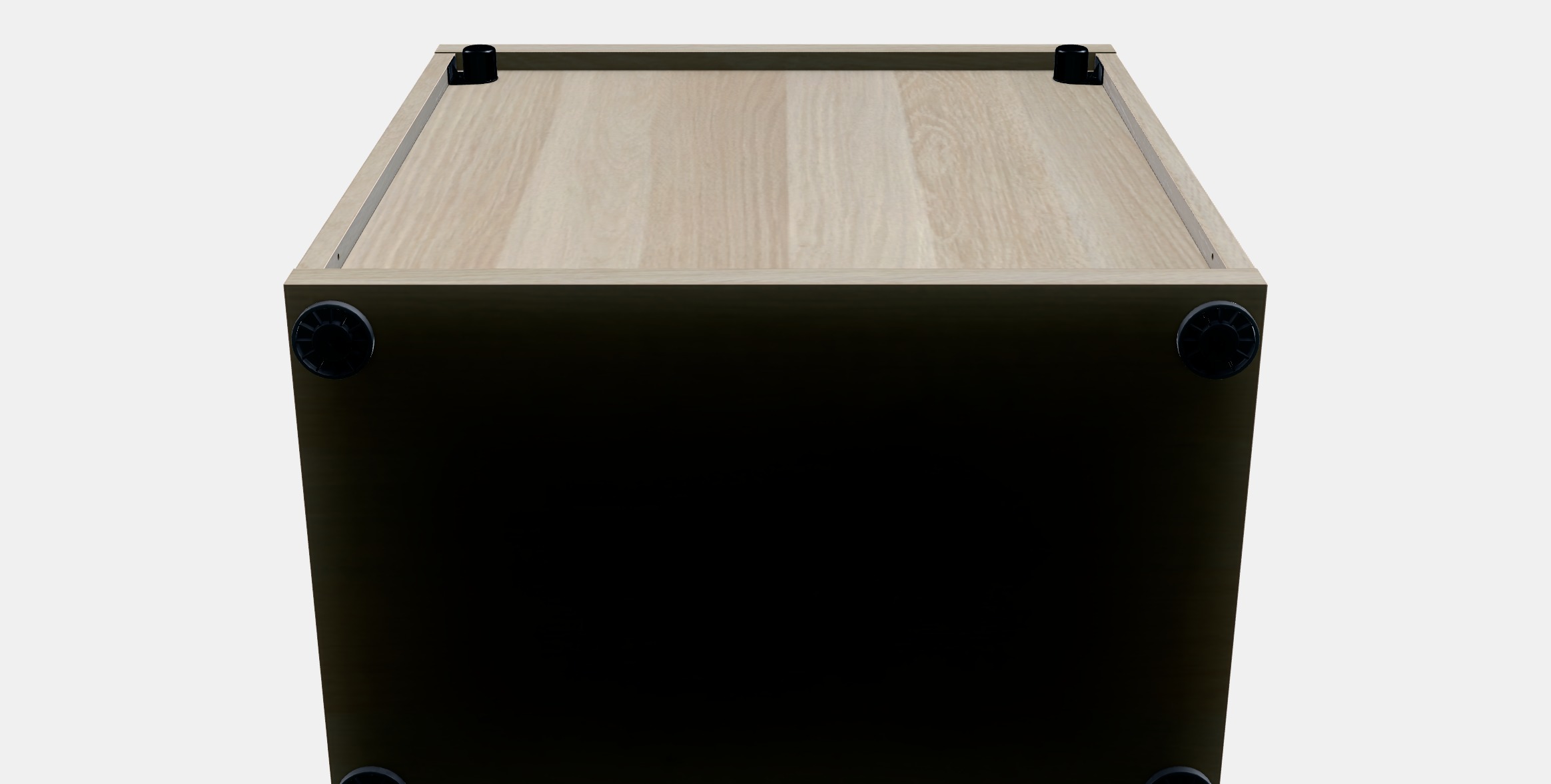 BESTA Shelf unit with glass door 13 Low-poly 3D model_4