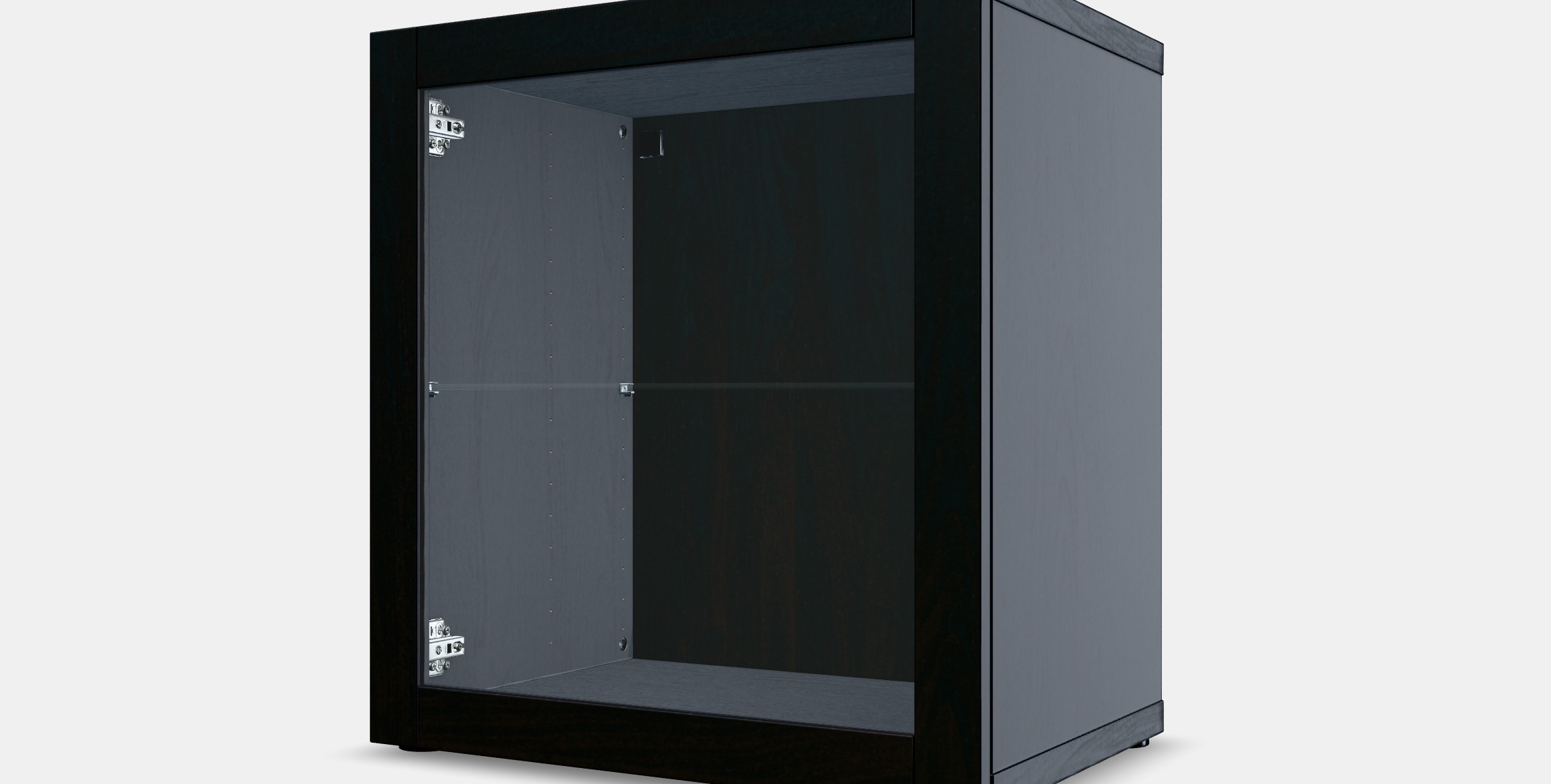 BESTA Shelf unit with glass door 14 3D model_15