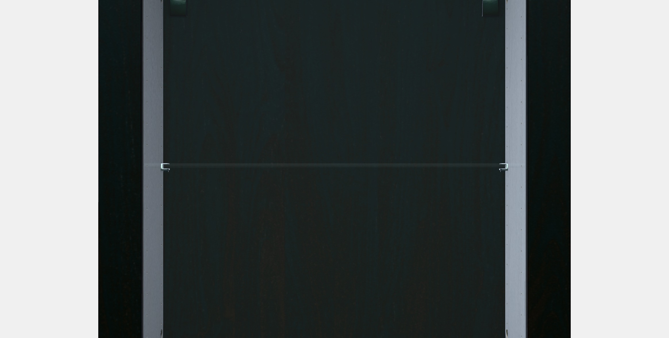 BESTA Shelf unit with glass door 14 3D model_7