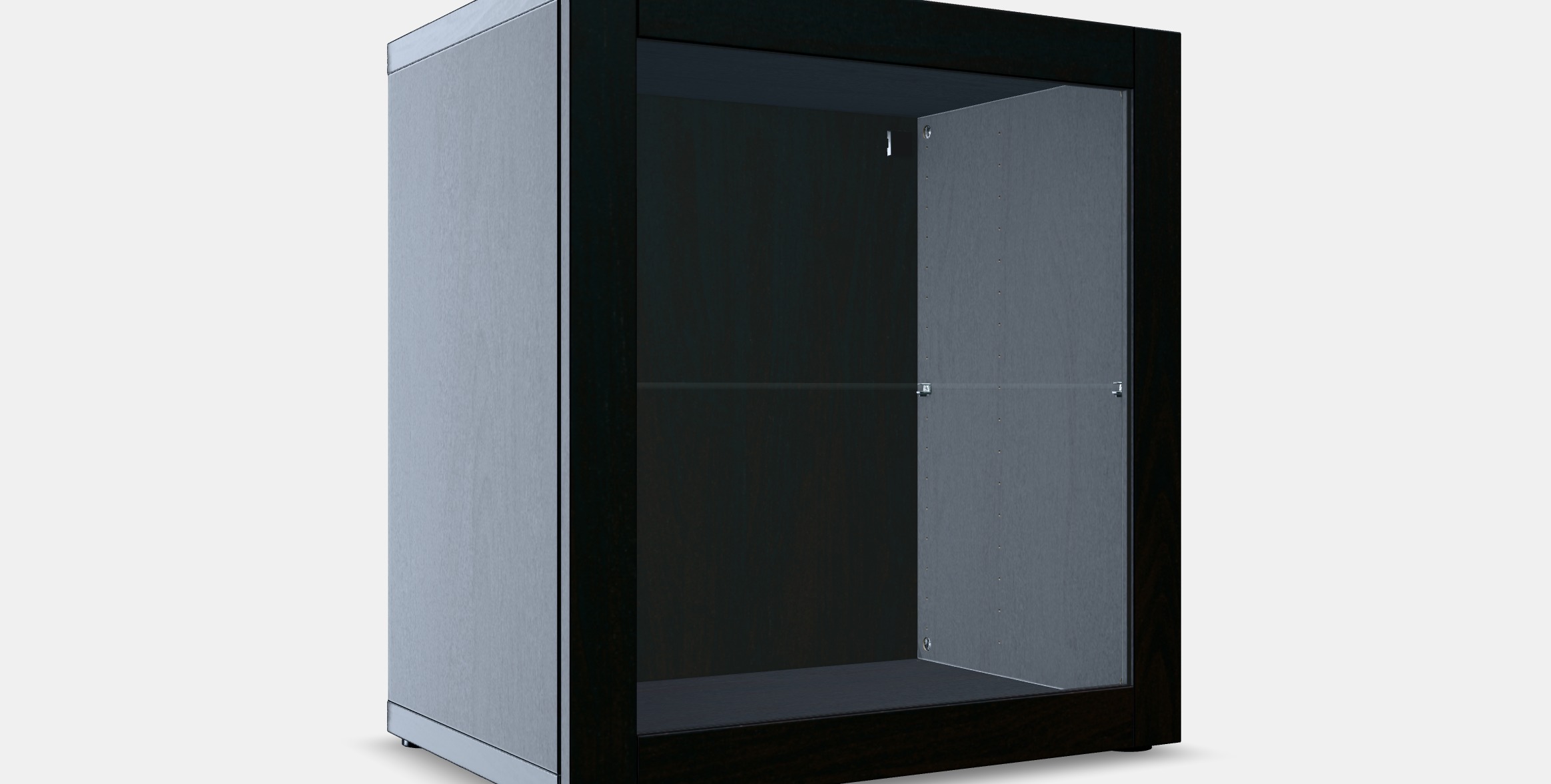 BESTA Shelf unit with glass door 14 3D model_6