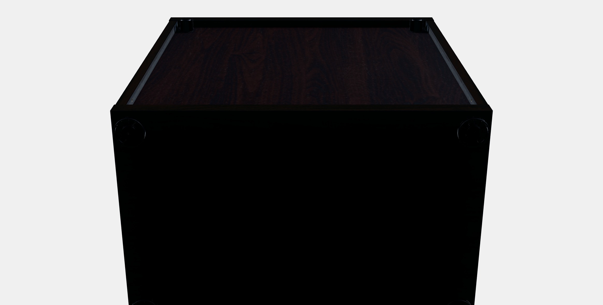 BESTA Shelf unit with glass door 14 3D model_3