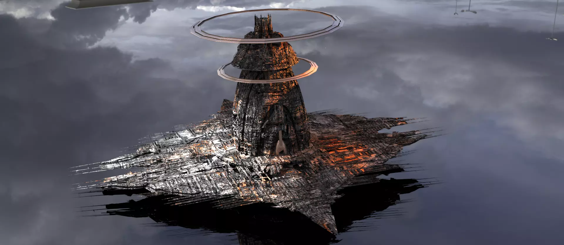 Cyber Elite Tower Media Tower Tall 1  3D model_0