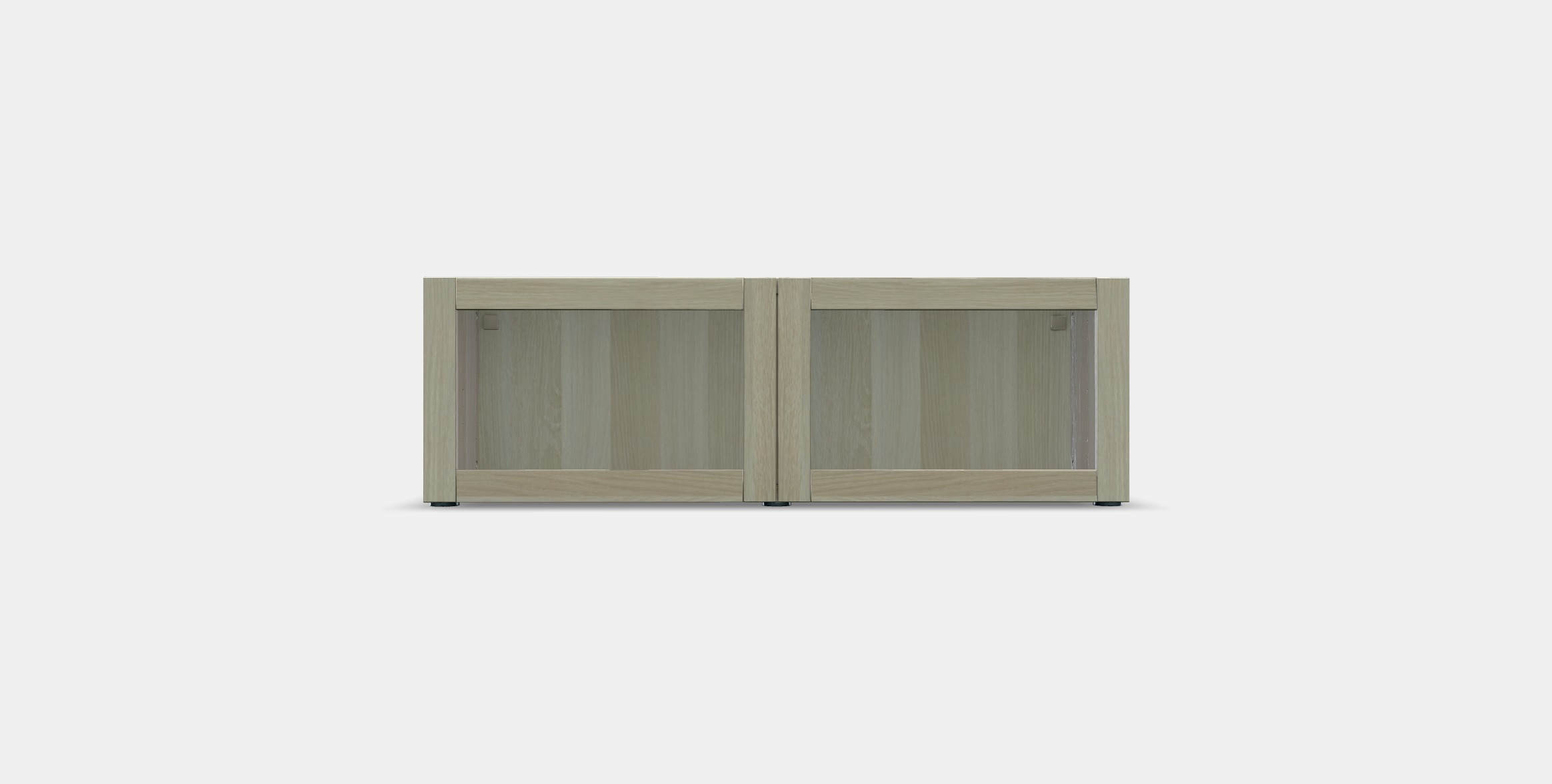 BESTA Shelf unit with glass doors 3 Low-poly 3D model_9