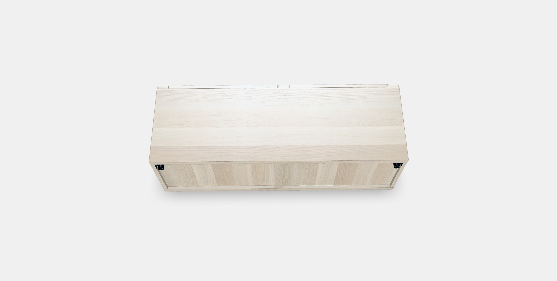 BESTA Shelf unit with glass doors 3 Low-poly 3D model_7